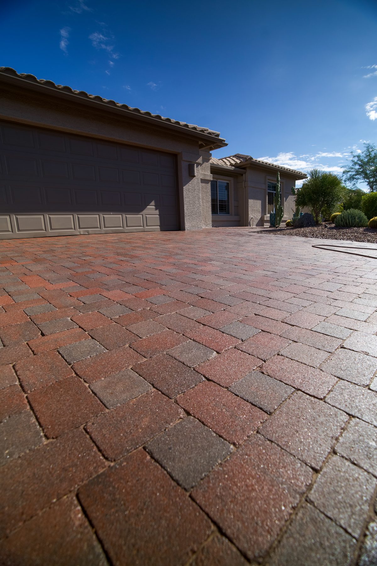 Sealed pavers, Chandler home
