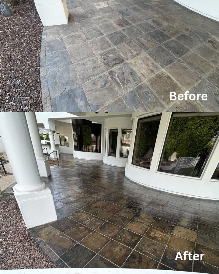 Pro Seal AZ paver project